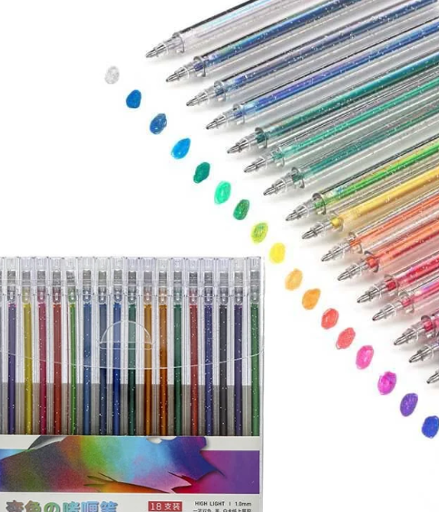 (Hot Sale Now-40% Off) Glitter Gel Pen Set