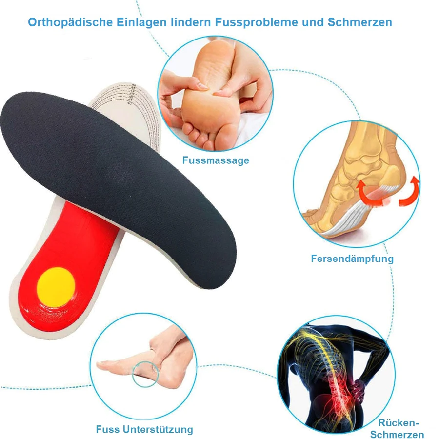 OrthoSole™ | Fuß- und Hüftschmerzen einfach gesund laufen (1 Paar)